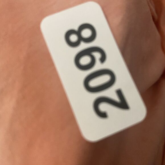 Jane + Delancey Top Women 1X Orange Watercolor Roll Tab Boho Fall Colors - Picture 11 of 11